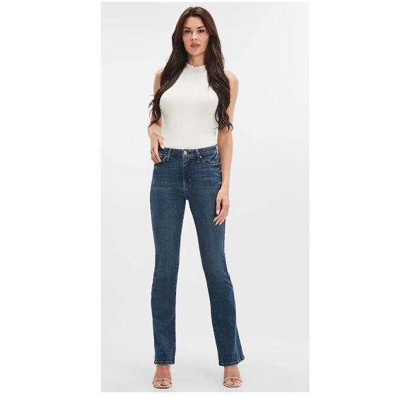 GUESS Jeans Doheny Bootcut Dark Indigo Blue Wash Jeans sz 29 x 33 1/2 Y2K - Picture 1 of 9